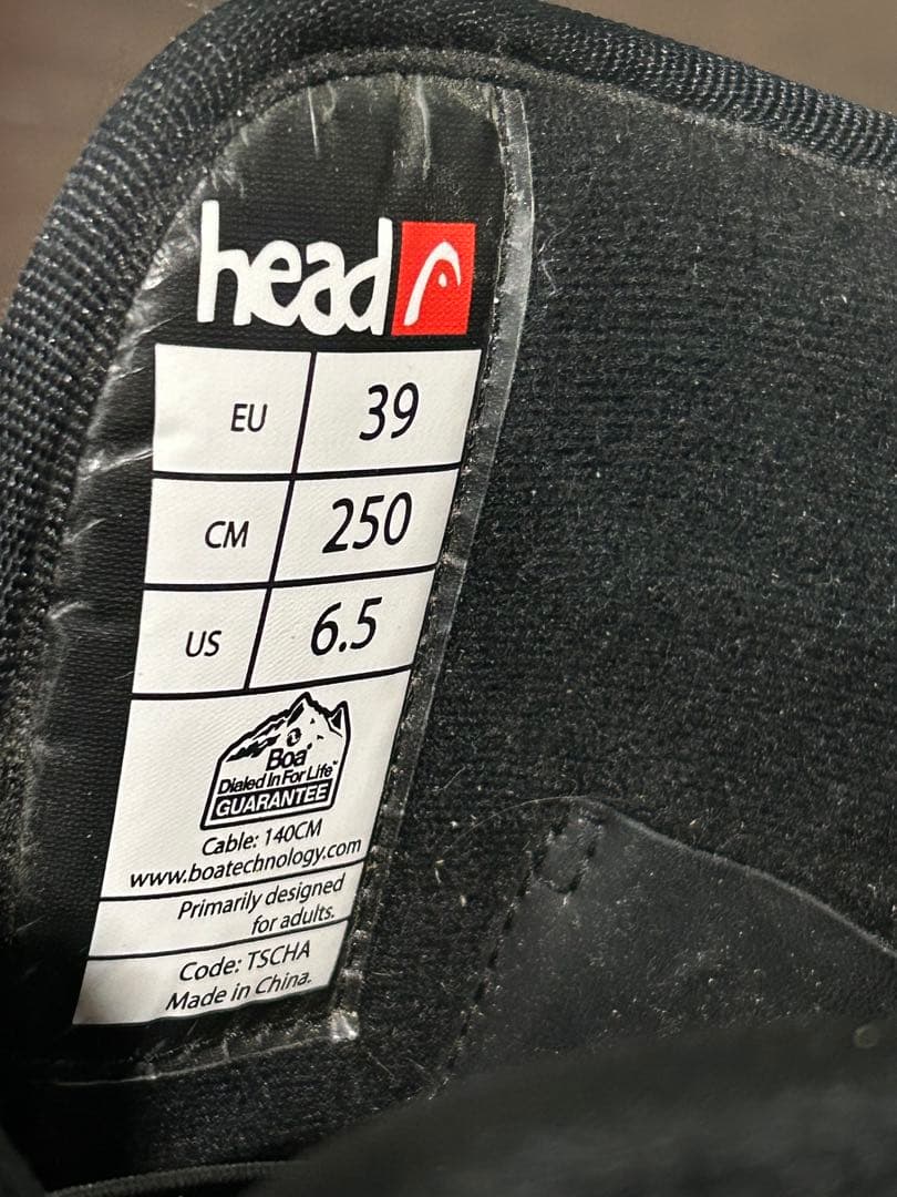 HEAD スノーボード　ダイヤル式ブーツ　25センチ　メンズ　レディース