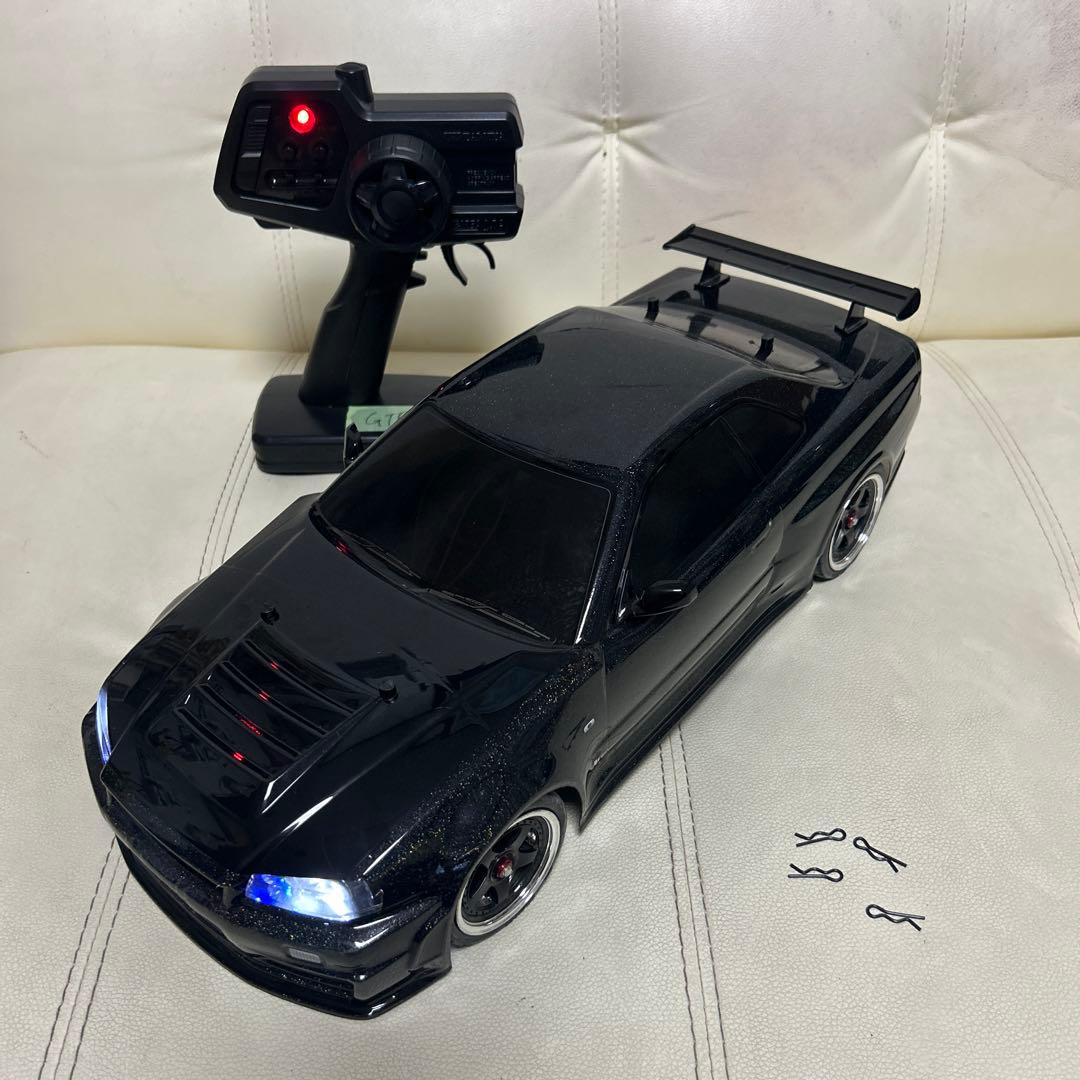 タミヤ　GT-R34 tt-02シャーシ　フルセット