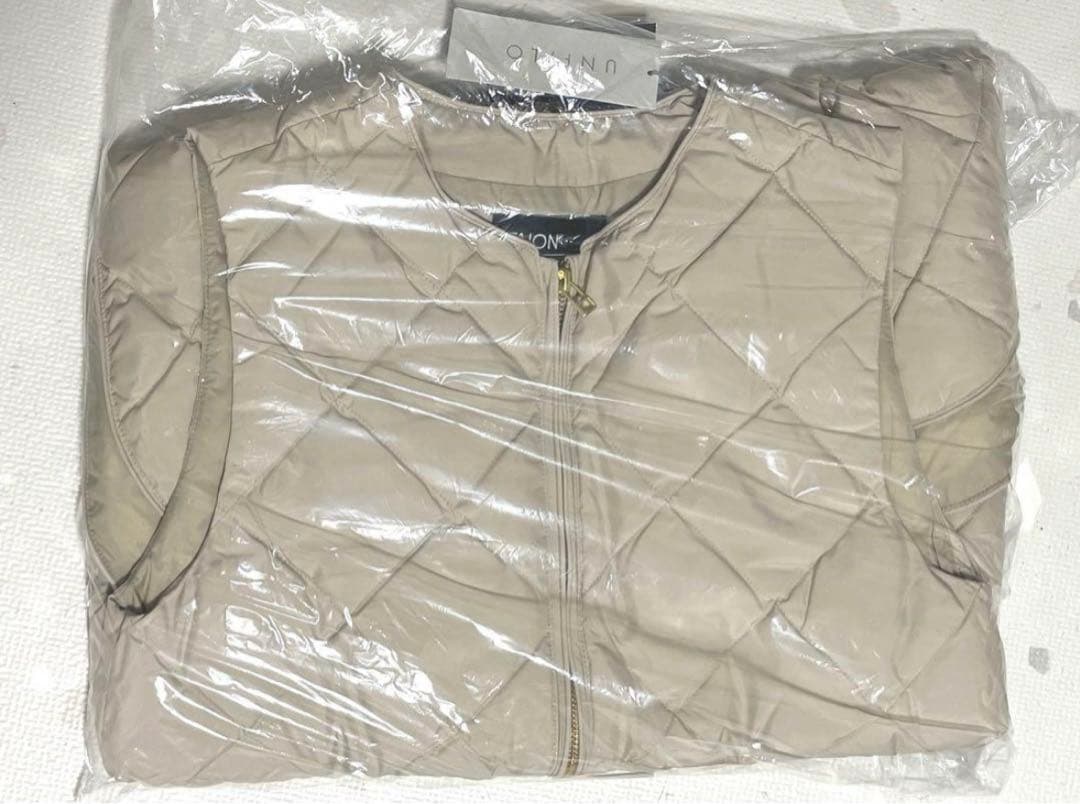 定価14990円　UNFILO　TAION　ジレ　キルティング　ダウンベスト　M
