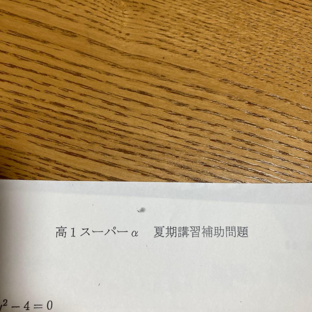 駿台高1最難関数学1年間、春期・夏期・冬期6冊セット 鳥羽先生プリント数枚付き