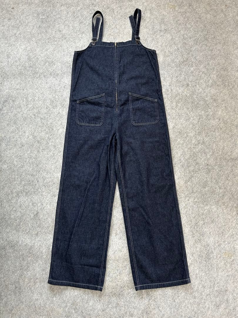 美品 ジョンブル JOHNBULL デニム チューブサロペットLオーバーオール