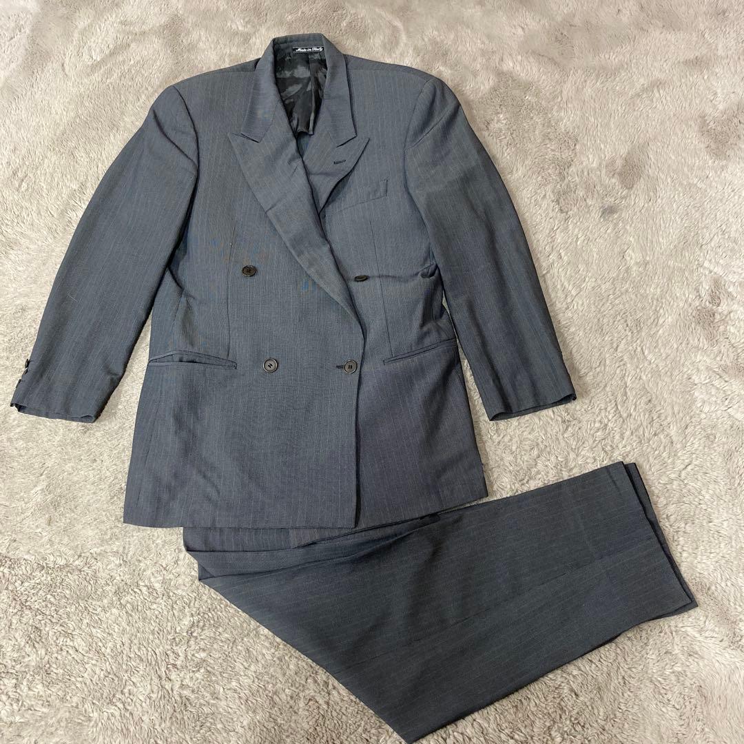 GIORGIO ARMANI アルマーニ　ダブルスーツ　ストライプ