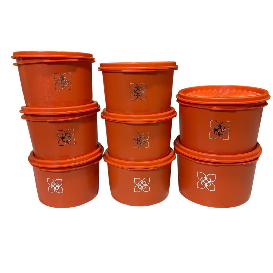 タッパーウェア　ミディデコレーター　ミニデコレーター８個セット