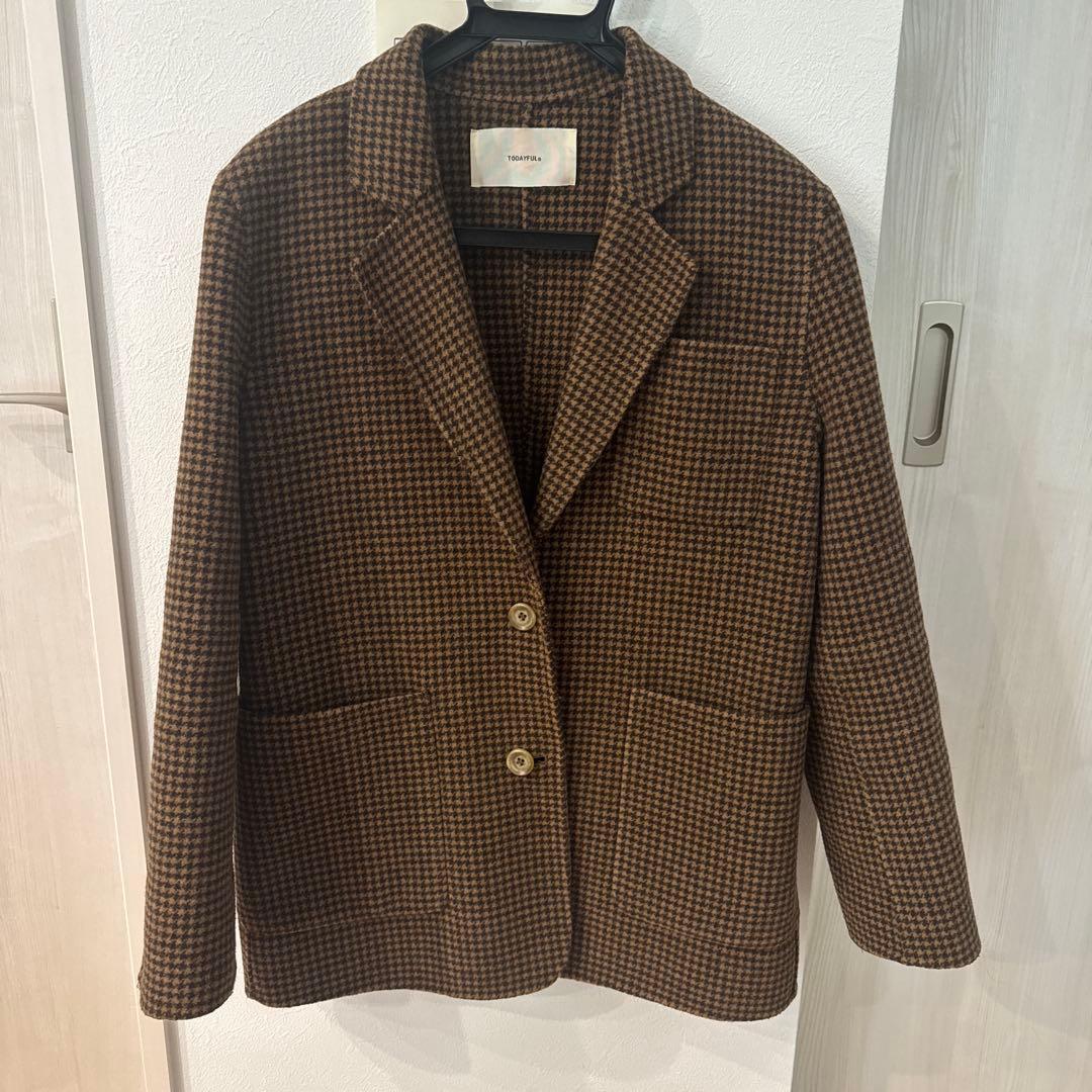 TODAYFUL チェック柄 テーラードジャケット　38