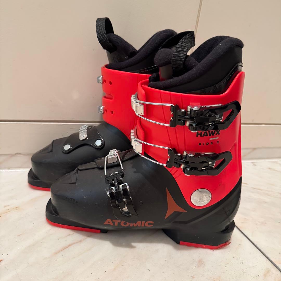 ATOMIC HAWX 子ども用スキーブーツ 赤黒　23-23.5