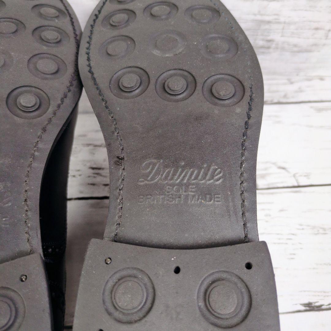 【Berwick1707】美品♪バーウィック ストレートチップ ブラック26cm