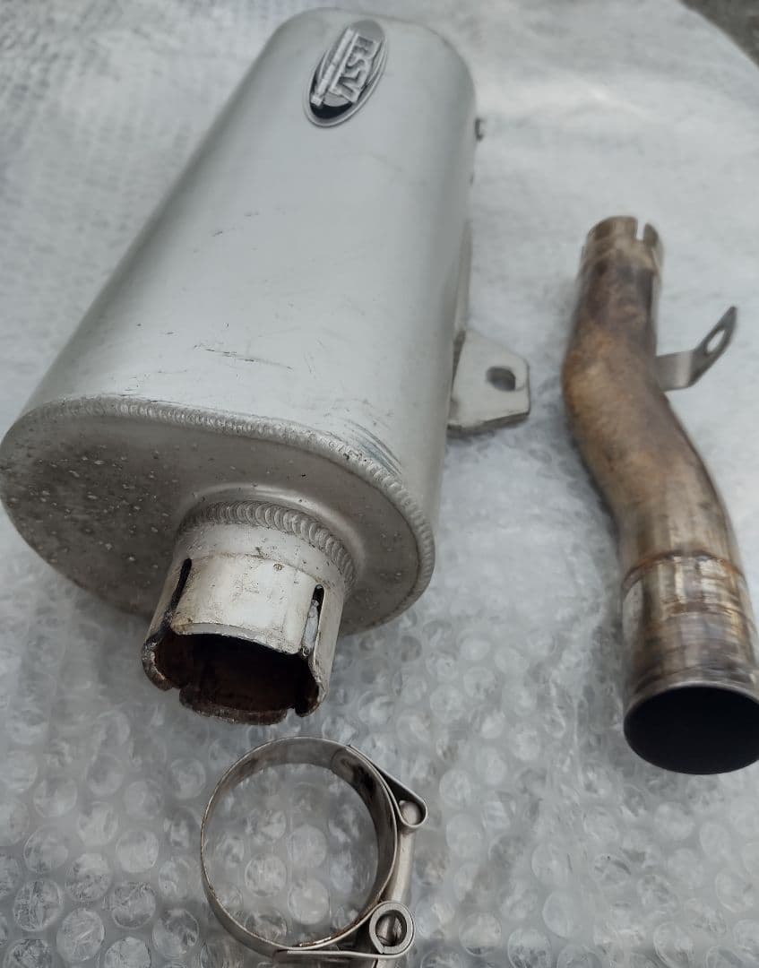 セロー250 BST ステンレス マフラー クランプ付き