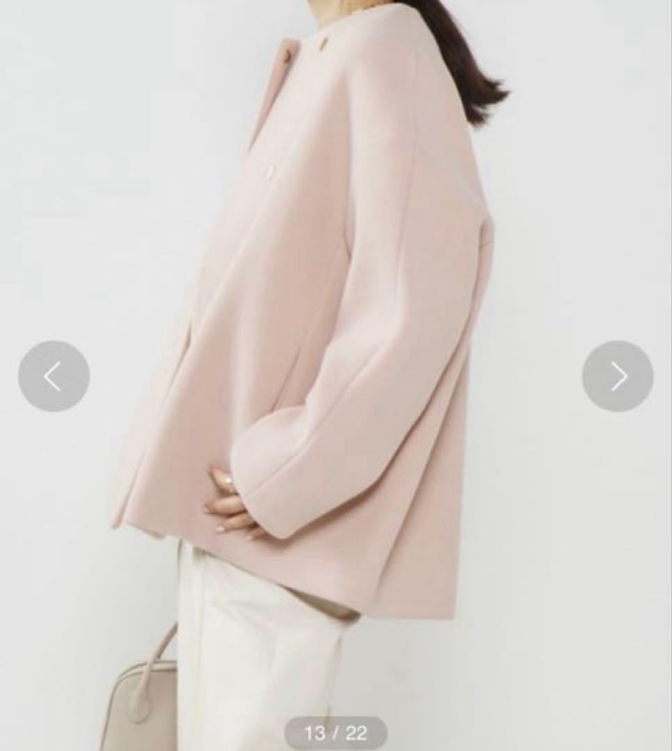 martiniqueマルティニーク メルトンショートコート ピンク