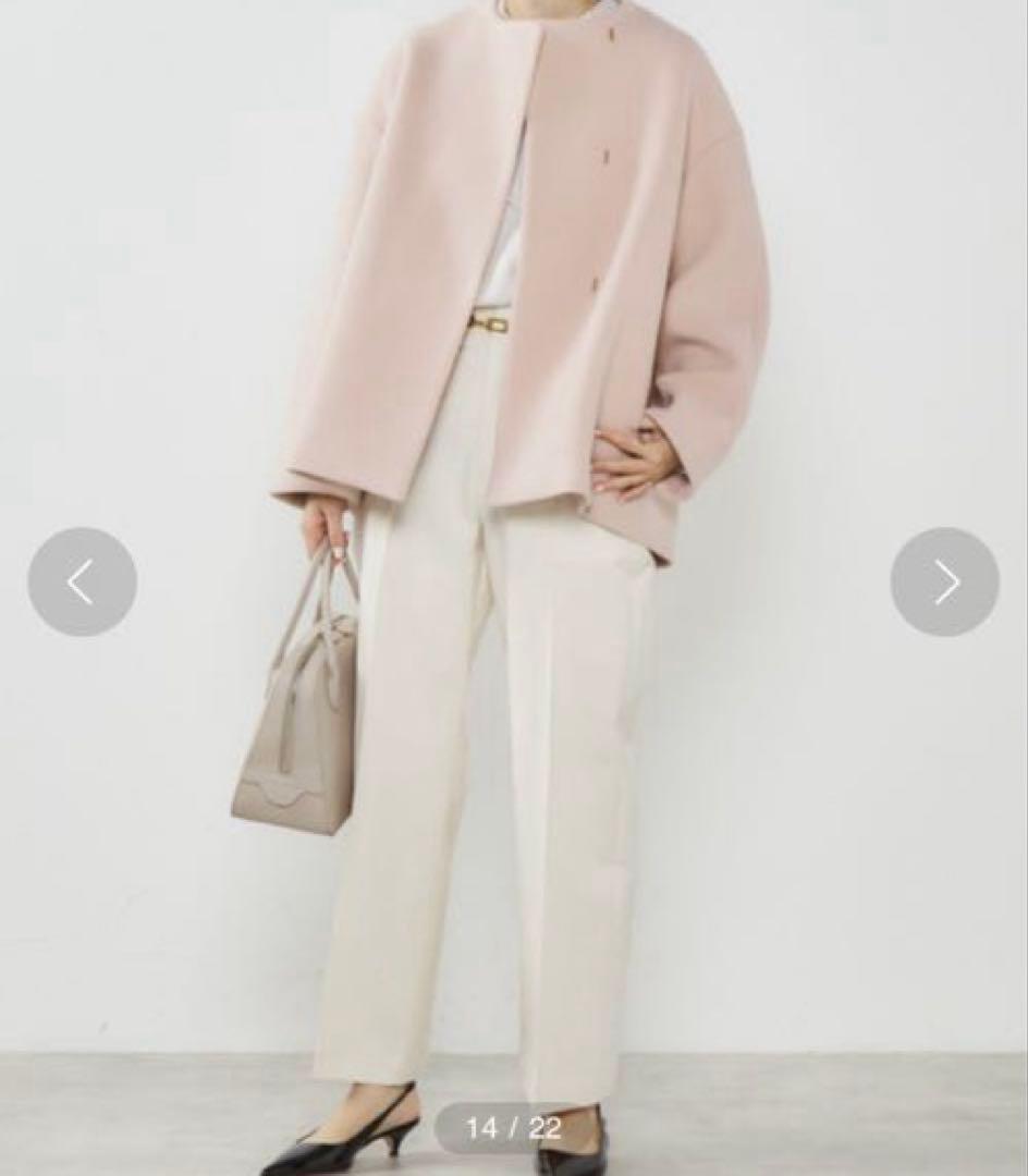 martiniqueマルティニーク メルトンショートコート ピンク