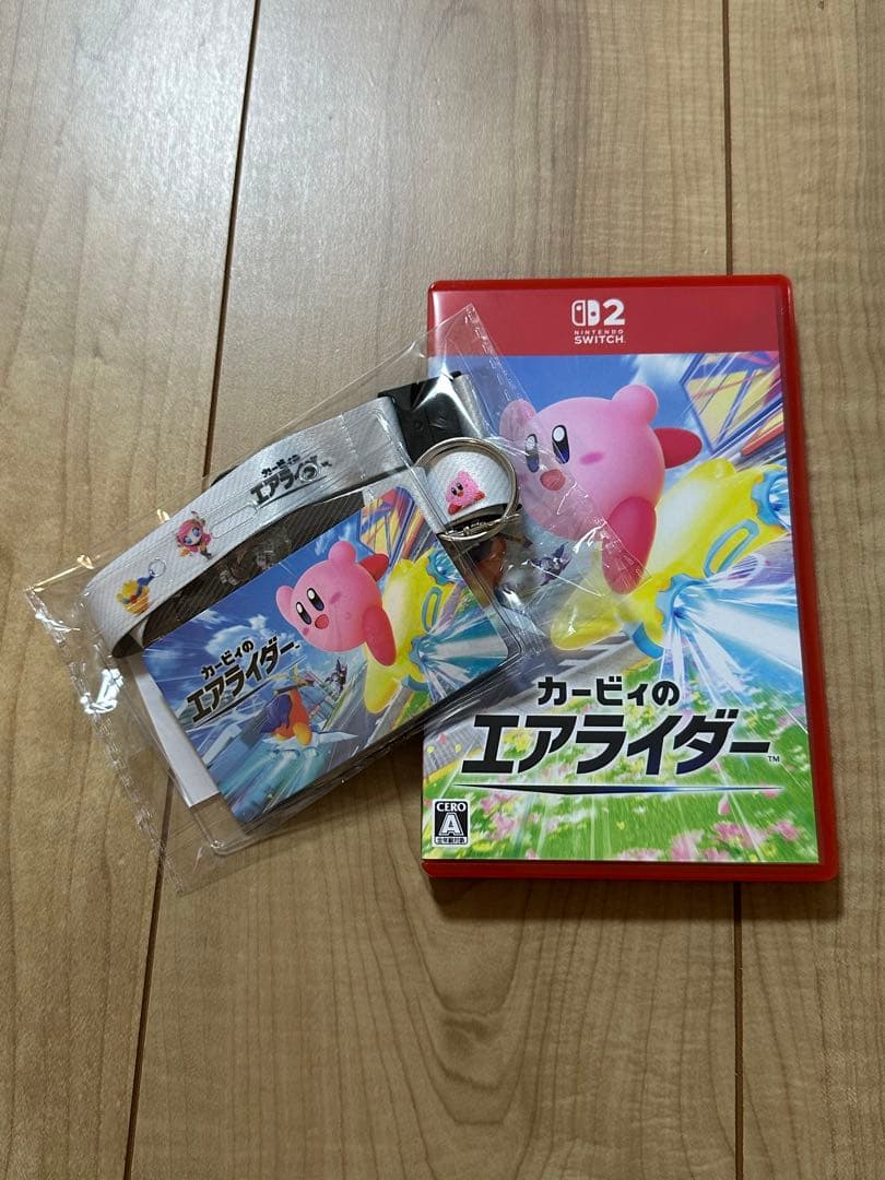 ☆ポケページ☆カービィのエアライダー 予約特典ストラップ付き