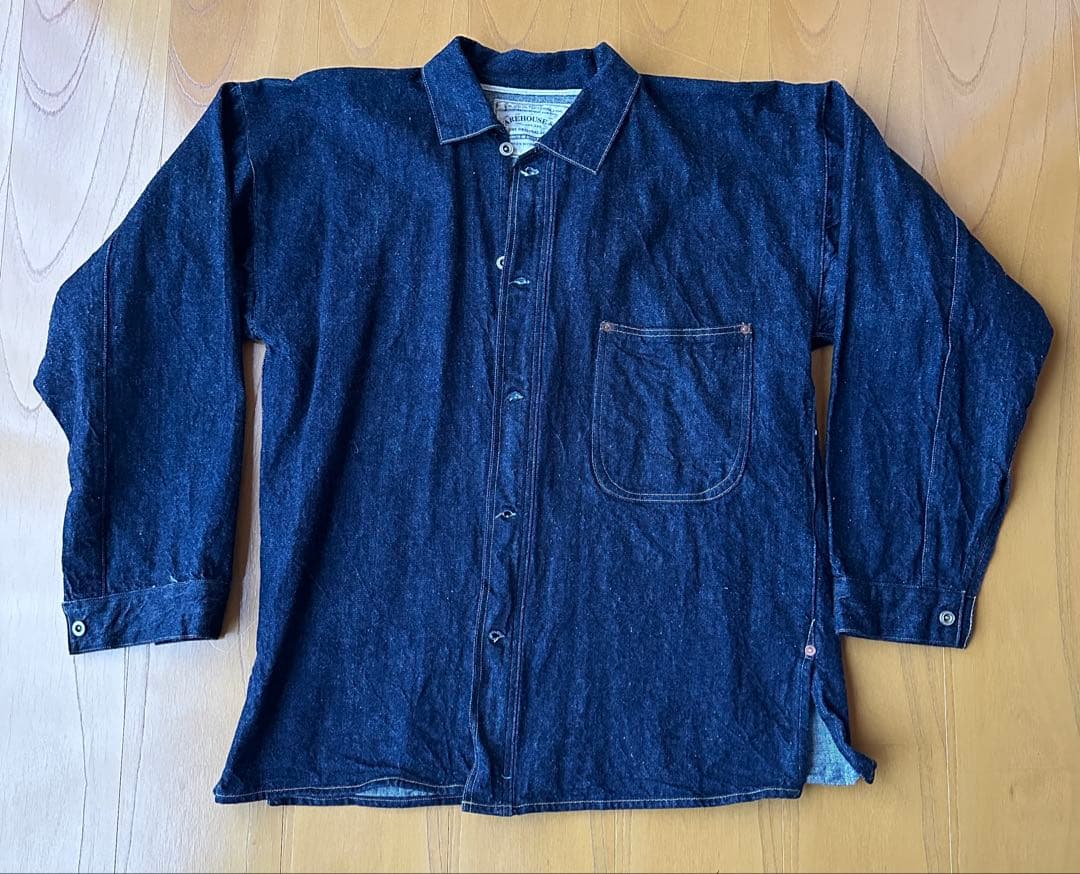 ウエアハウス2212 オープンフロント デニムジャケット カバーオール
