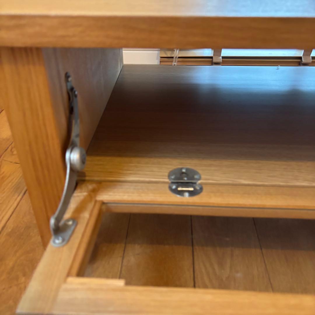 無印良品　テレビボード　タモ(アッシュ)突板