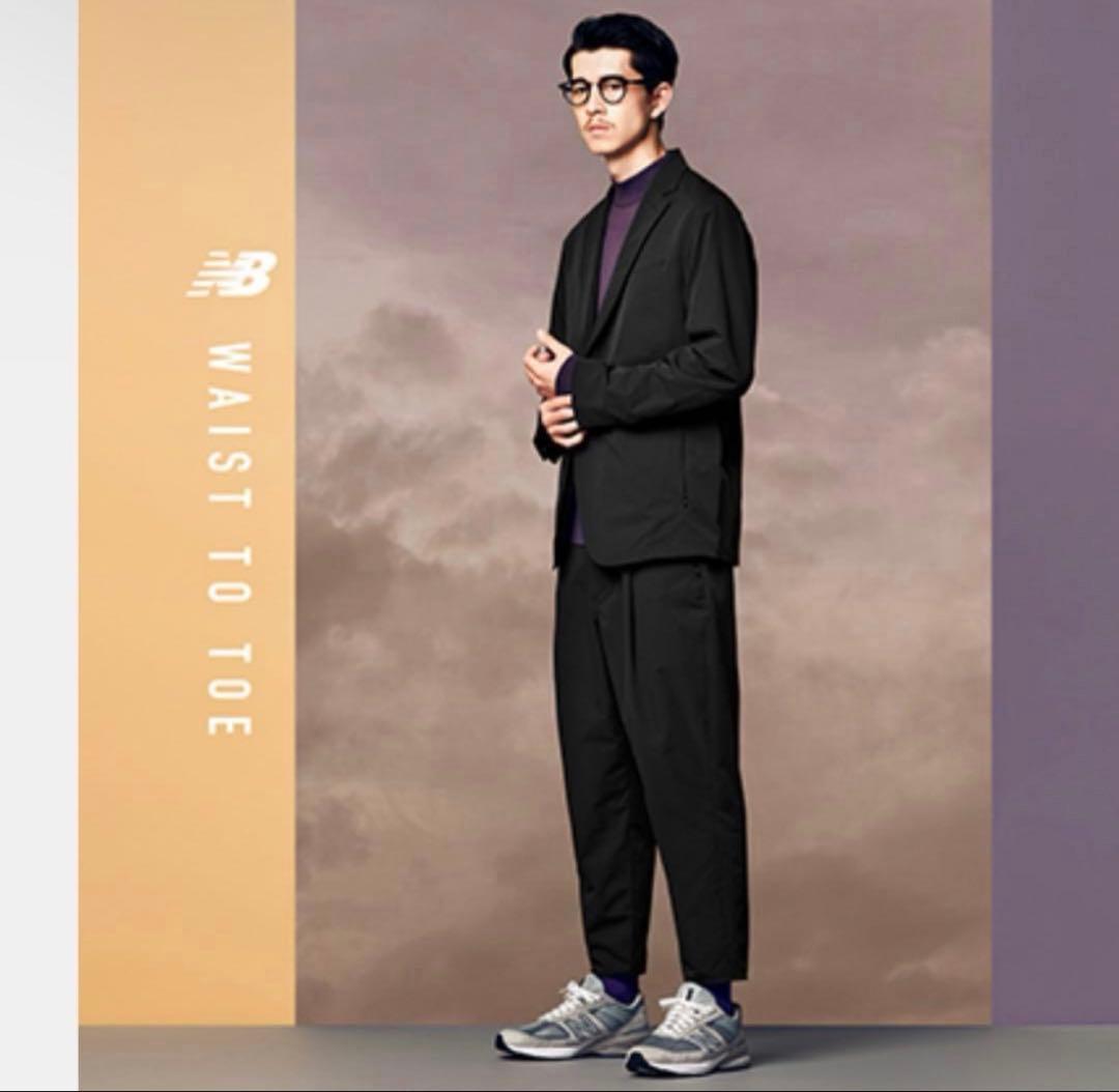 美品 ニューバランス CITY WAIST TO TOE セットアップ ネイビー