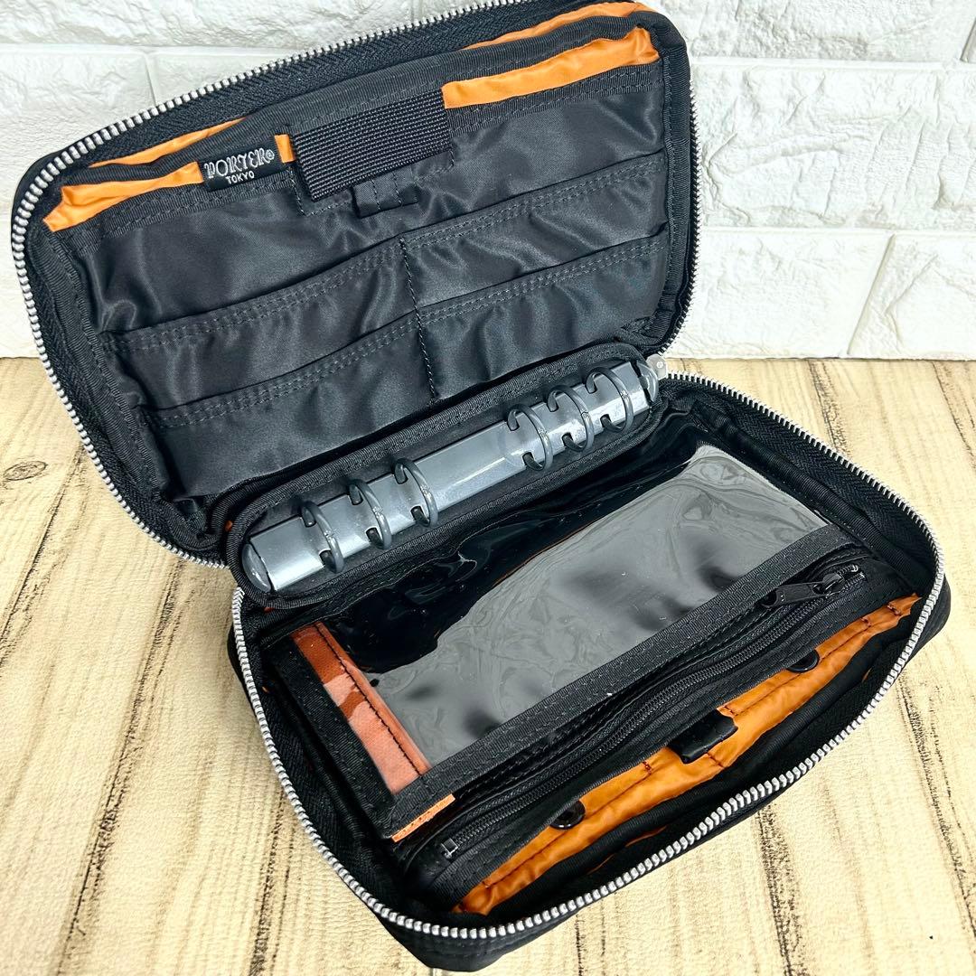 ✨極美品✨ポーター 吉田かばん タンカー 手帳カバー 軽量 ナイロン 黒 日本製