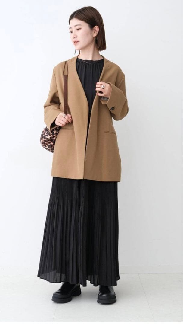 新品・未使用　Spick and Span ウールノーカラージャケット