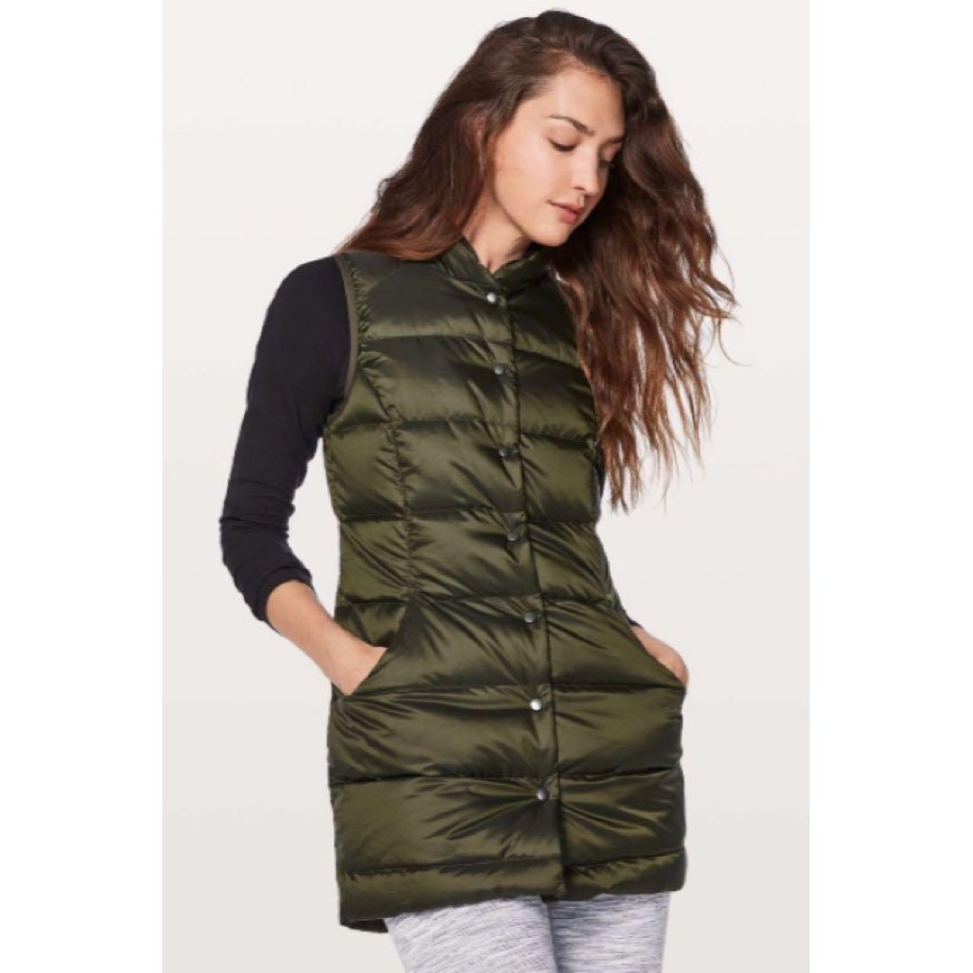 ルルレモン　ダウンベスト　ロング　2