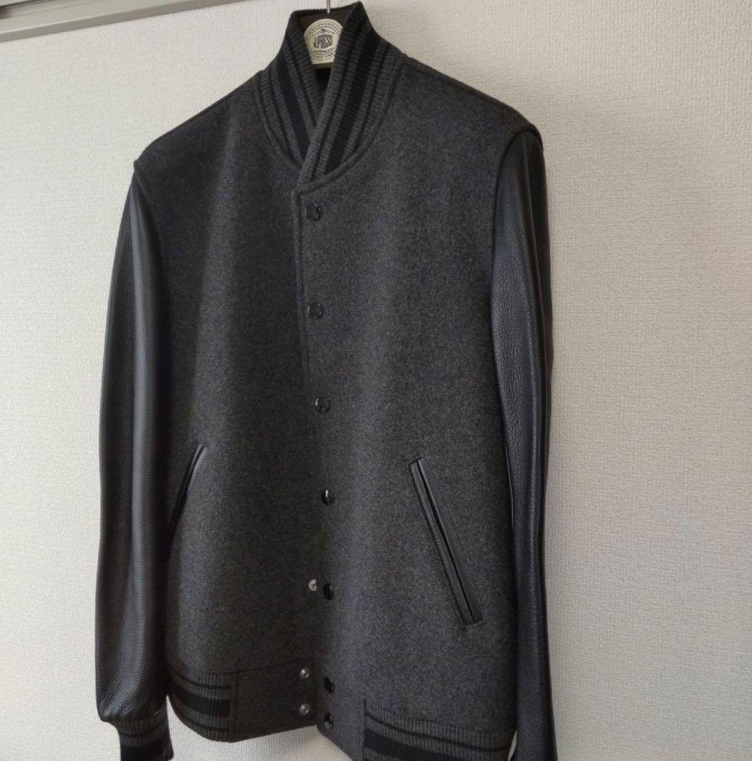 J.プレス　ウール レザー スタジャン