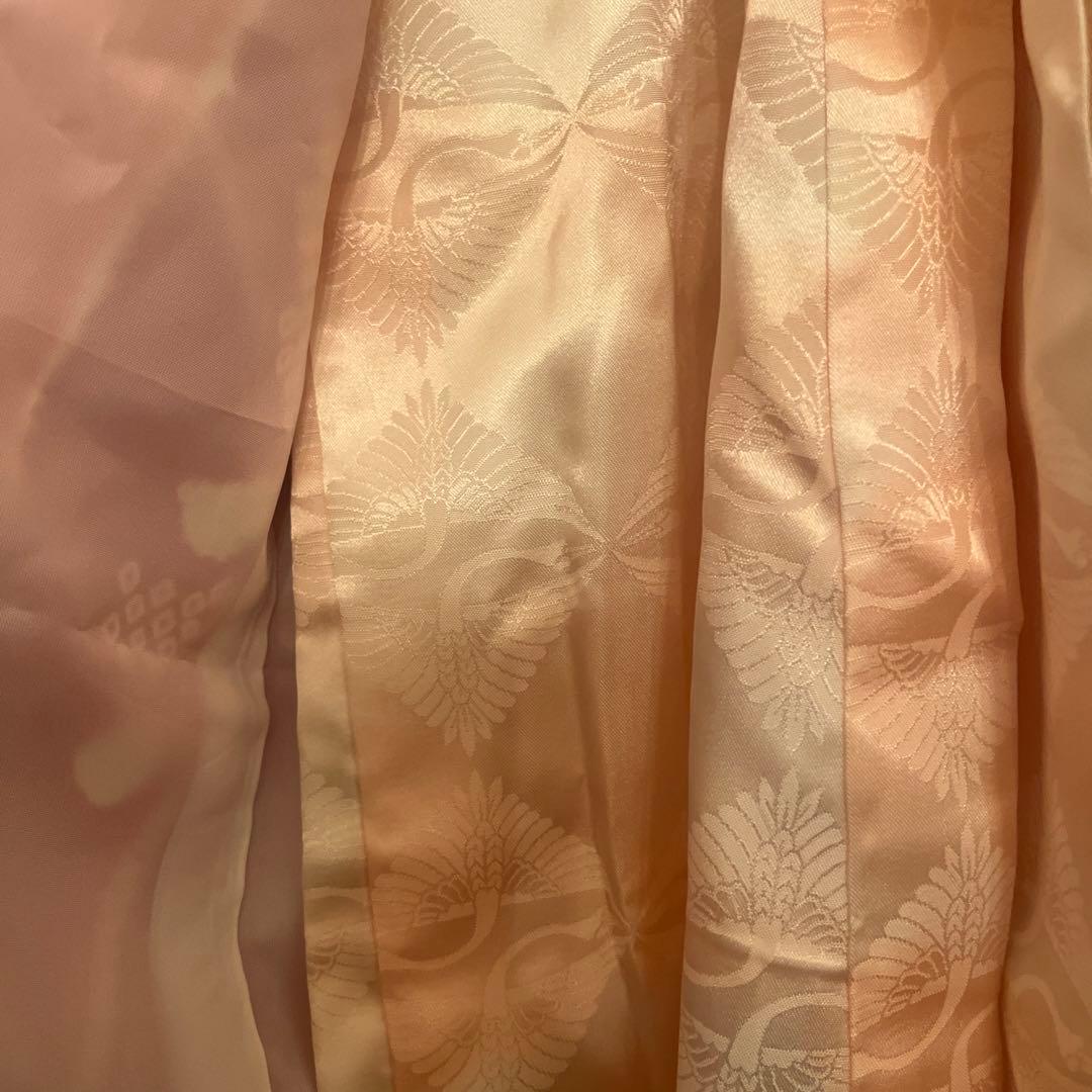 七五三 着物 7歳 女の子 正絹 本絞り 手描き友禅 古典柄 赤 祝い着