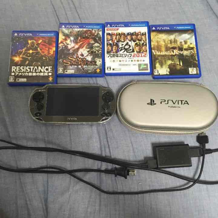 psvitaとソフト4本セット