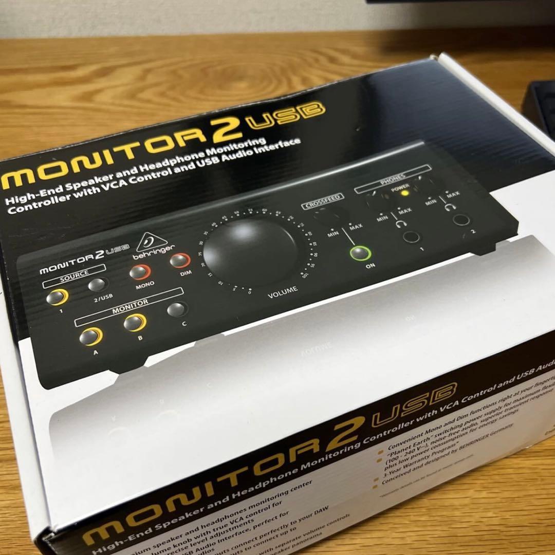 behringer MONITOR2USB オーディオインターフェイス、モニコン