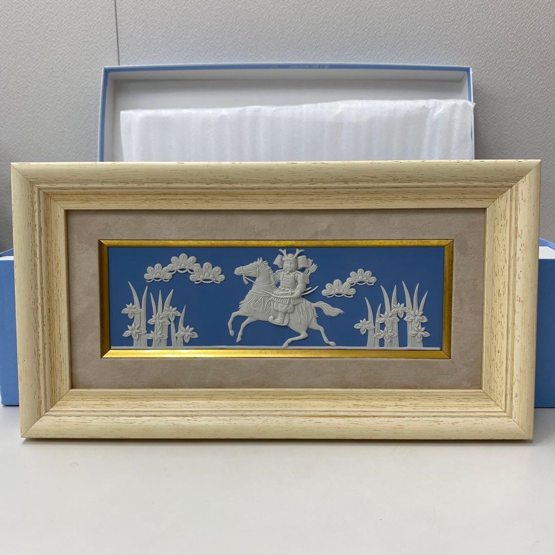 【美品】 リトルサムライ　プラーク　木製フレーム　ブルー