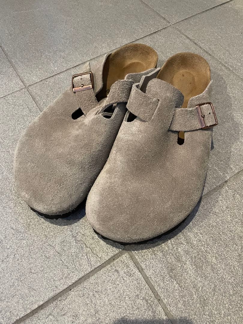 【SMILE.TH】ビルケンシュトック　ボストン　トープ