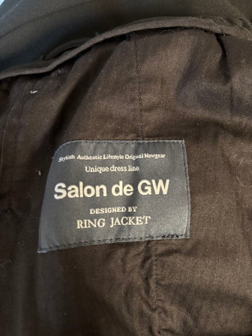 Salon de GW ブラック ビジネススーツ3点セット