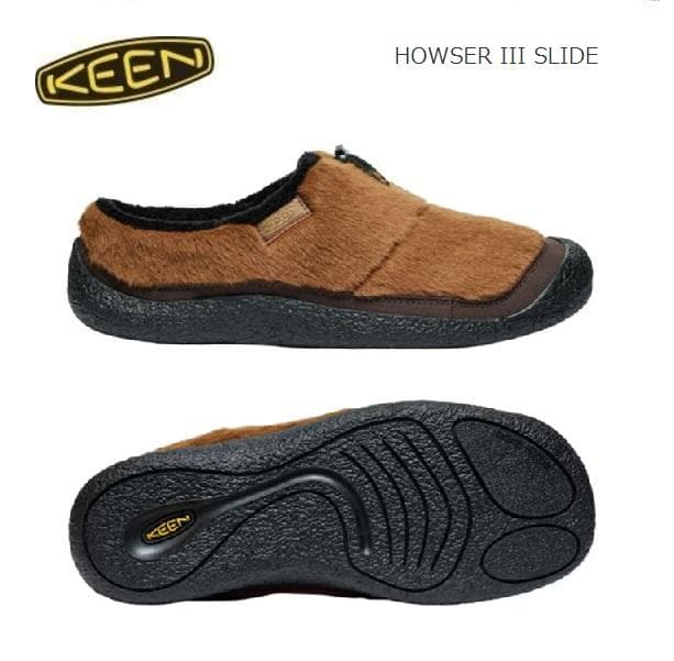 KEEN キーン ハウザーⅢスライド スリッポン バイソン 29.0cm