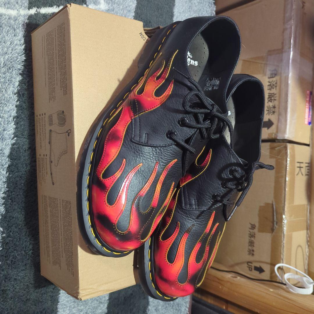 ドクターマーチン 1461 FLAME 3 ホール シューズ フレイム 29cm