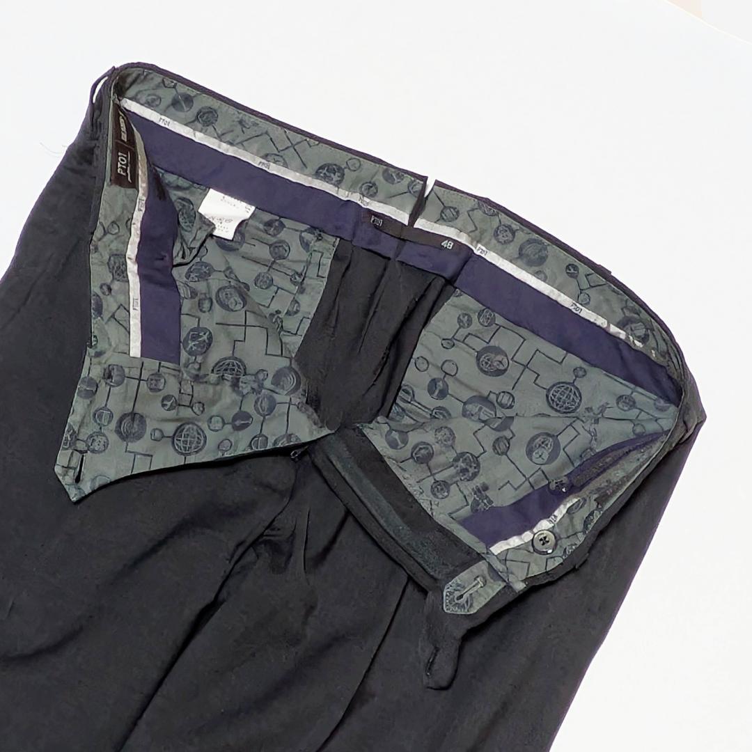 PT01×BEAMSF TRAVELLER スラックス チャコールグレー 48