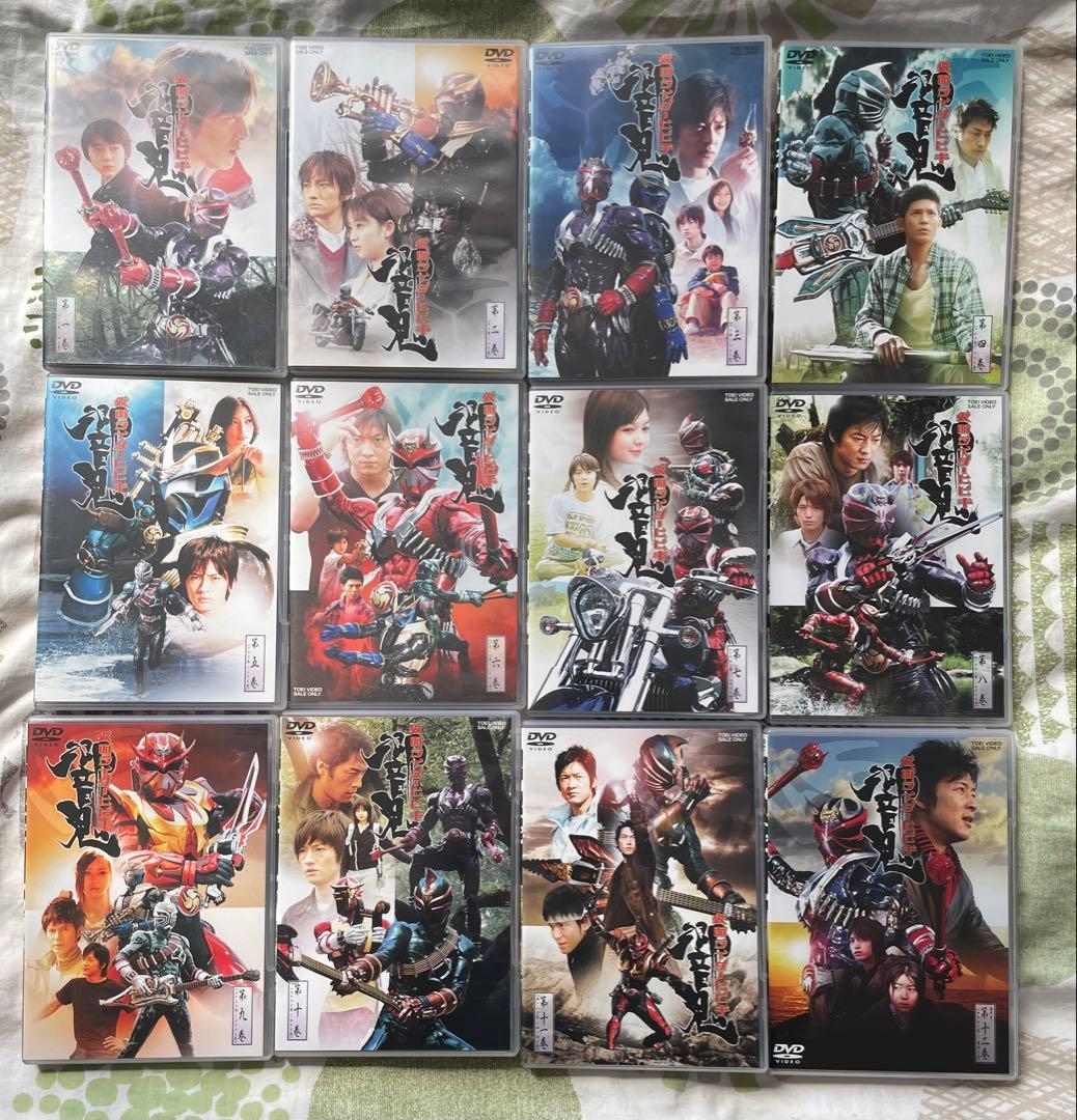 仮面ライダー響鬼 全12巻DVDセット セル版 美品