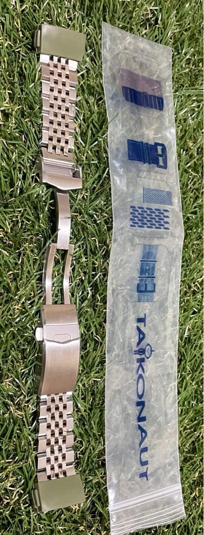 タイコノート20mmメタルバンド　アステロイド Vクラスプ for TUDOR