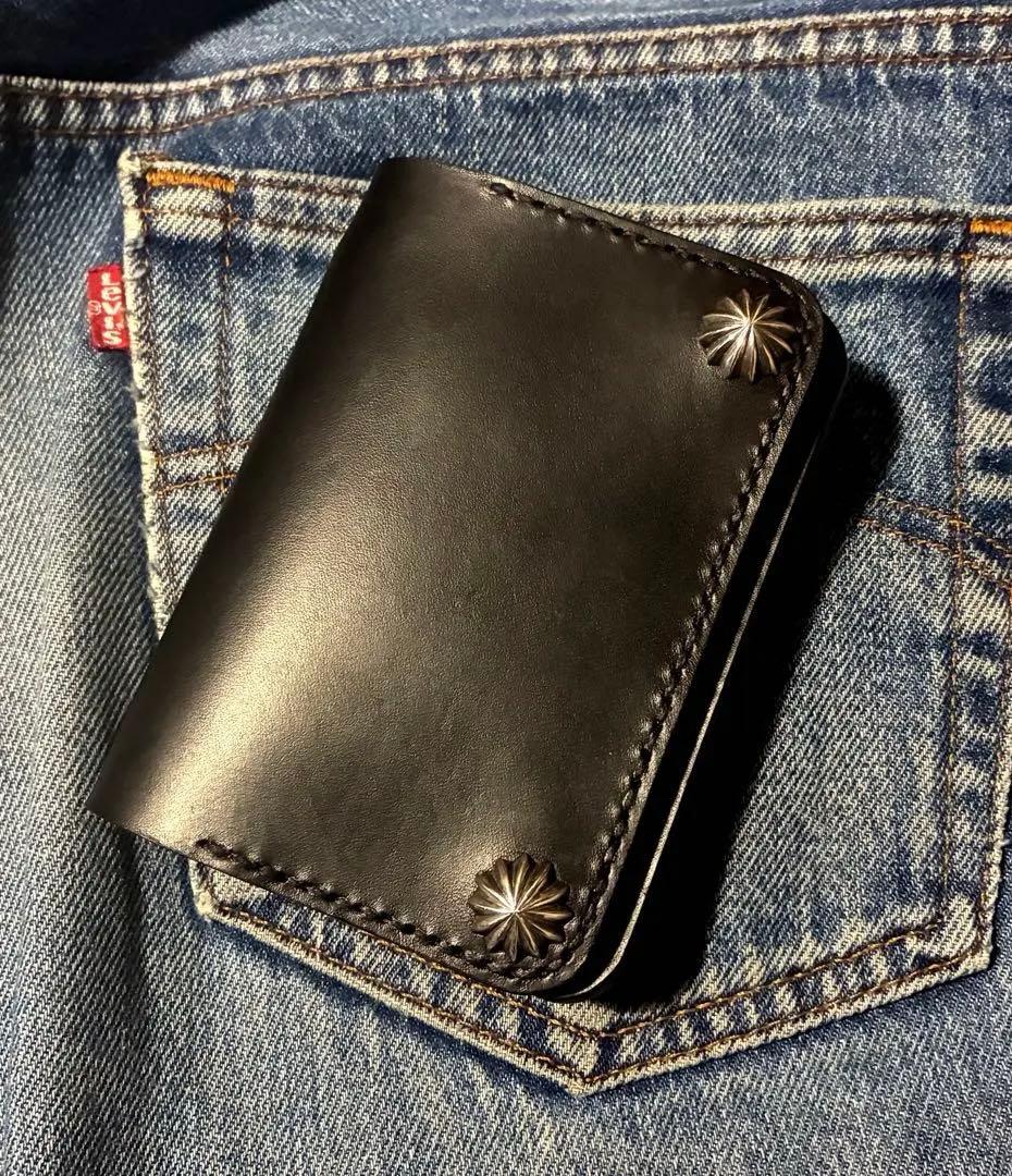 トラッカーウォレット　ショート　シルバー925アポロコンチョ　ブルガロ