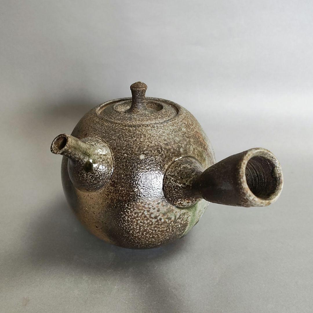 灰釉急須　作家物　自然釉急須　常滑焼　萬古焼