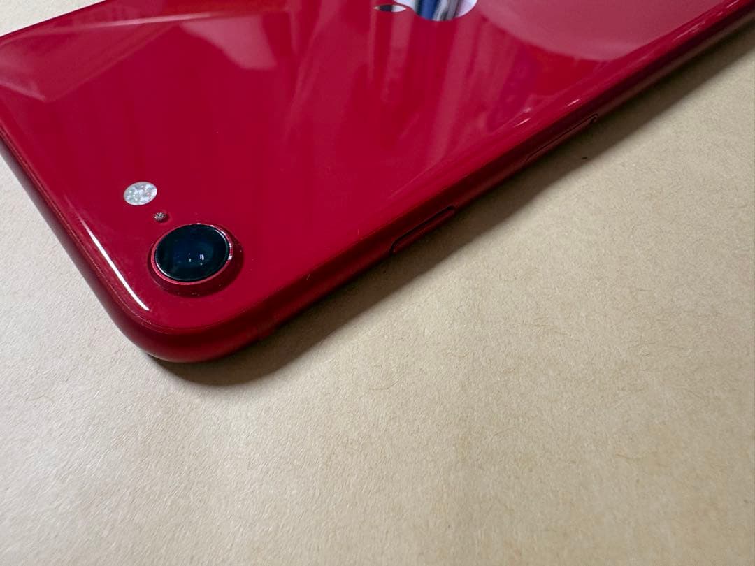 美品SIMフリーiPhoneSE2 64GB PRODUCT(RED)