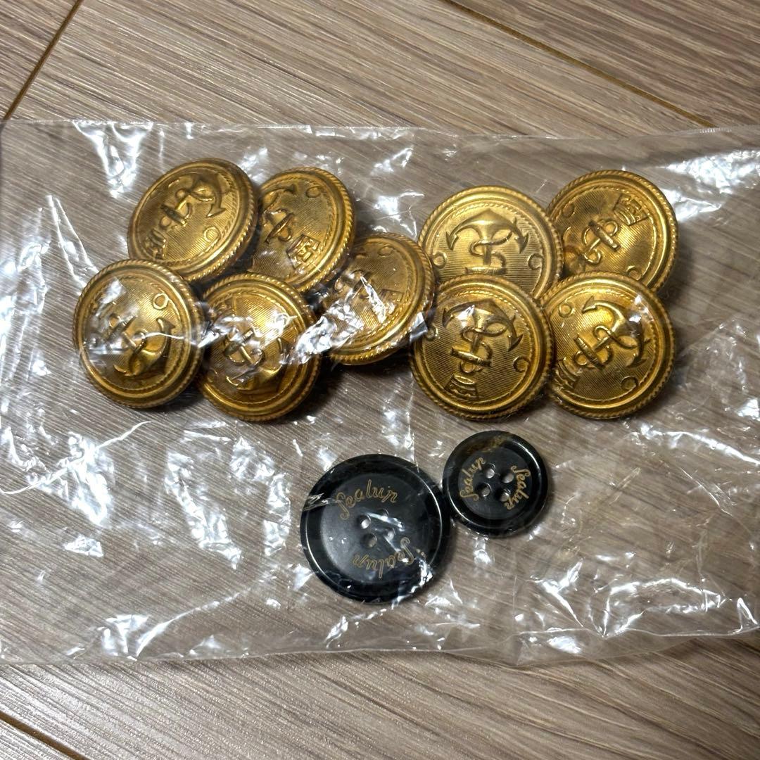 【美品】Sealup BEAMS F別注 ロングピーコート ネイビー 46