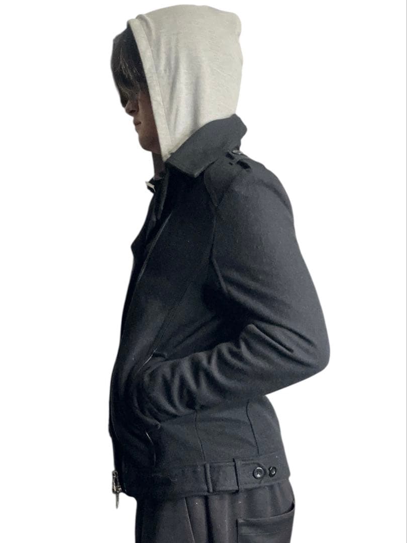 ジャケット・アウター multi way double breasted riders jacket