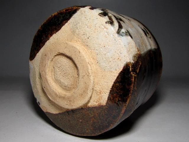 ＜土日限定価格＞加藤十右衛門 織部茶碗 「碧雲」裏千家十五代 鵬雲斎花押　m82