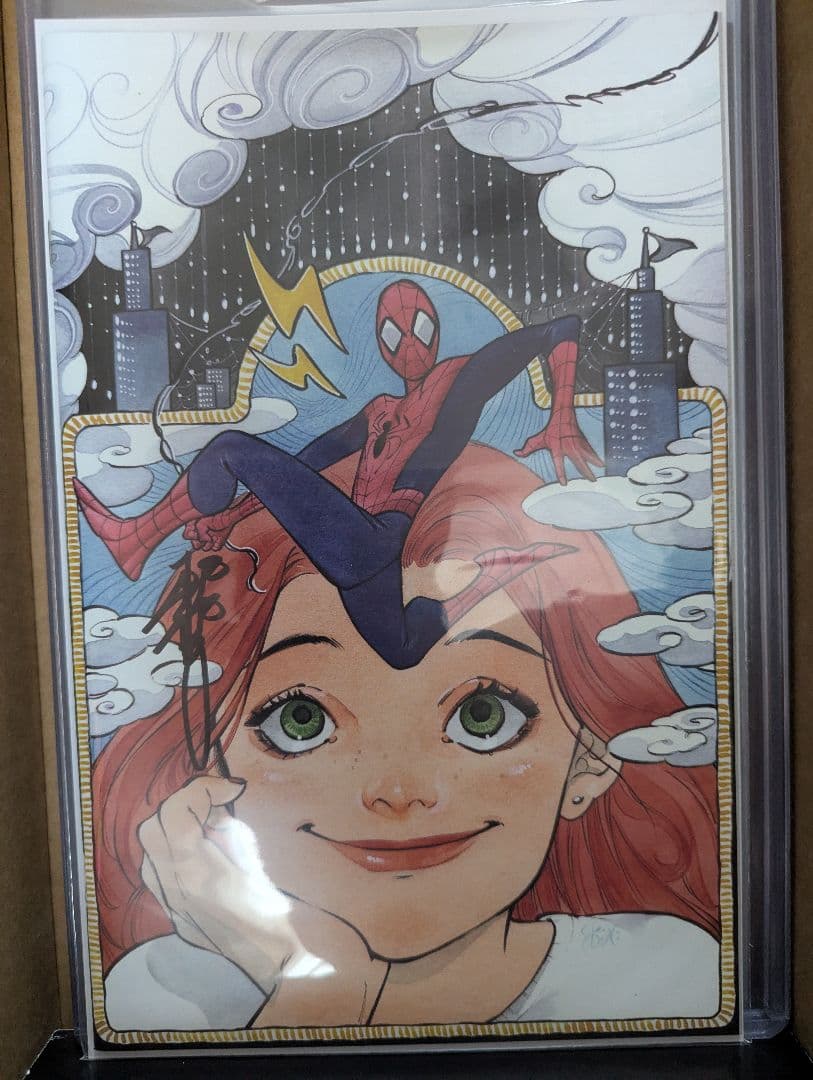 スパイダーマン メガコン限定 VIRGIN COVER 桃桃子　　直筆サイン入り