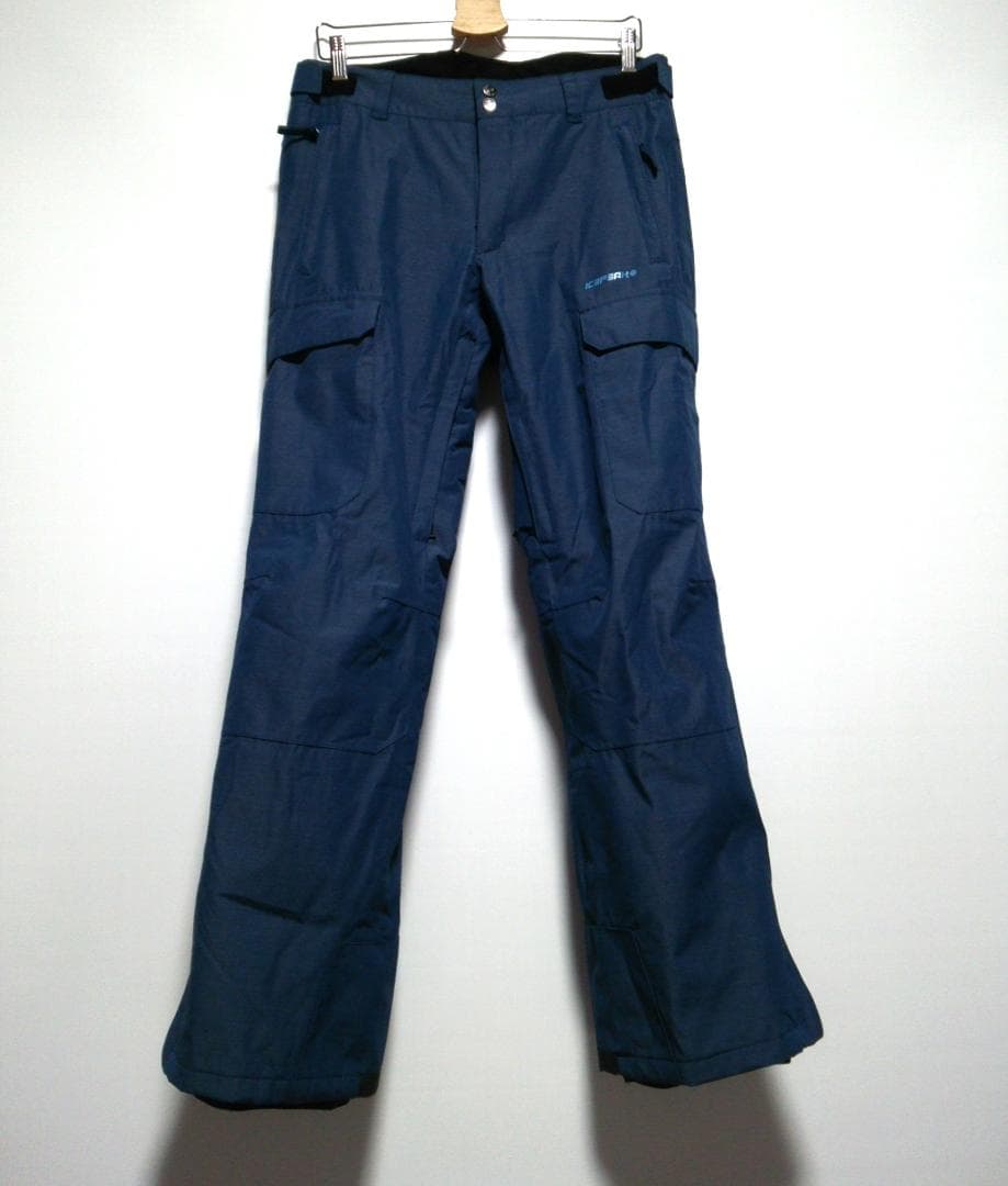 ほぼ新品 アイスピーク 中綿 スノーパンツ スキーパンツ ハードシェルパンツ M
