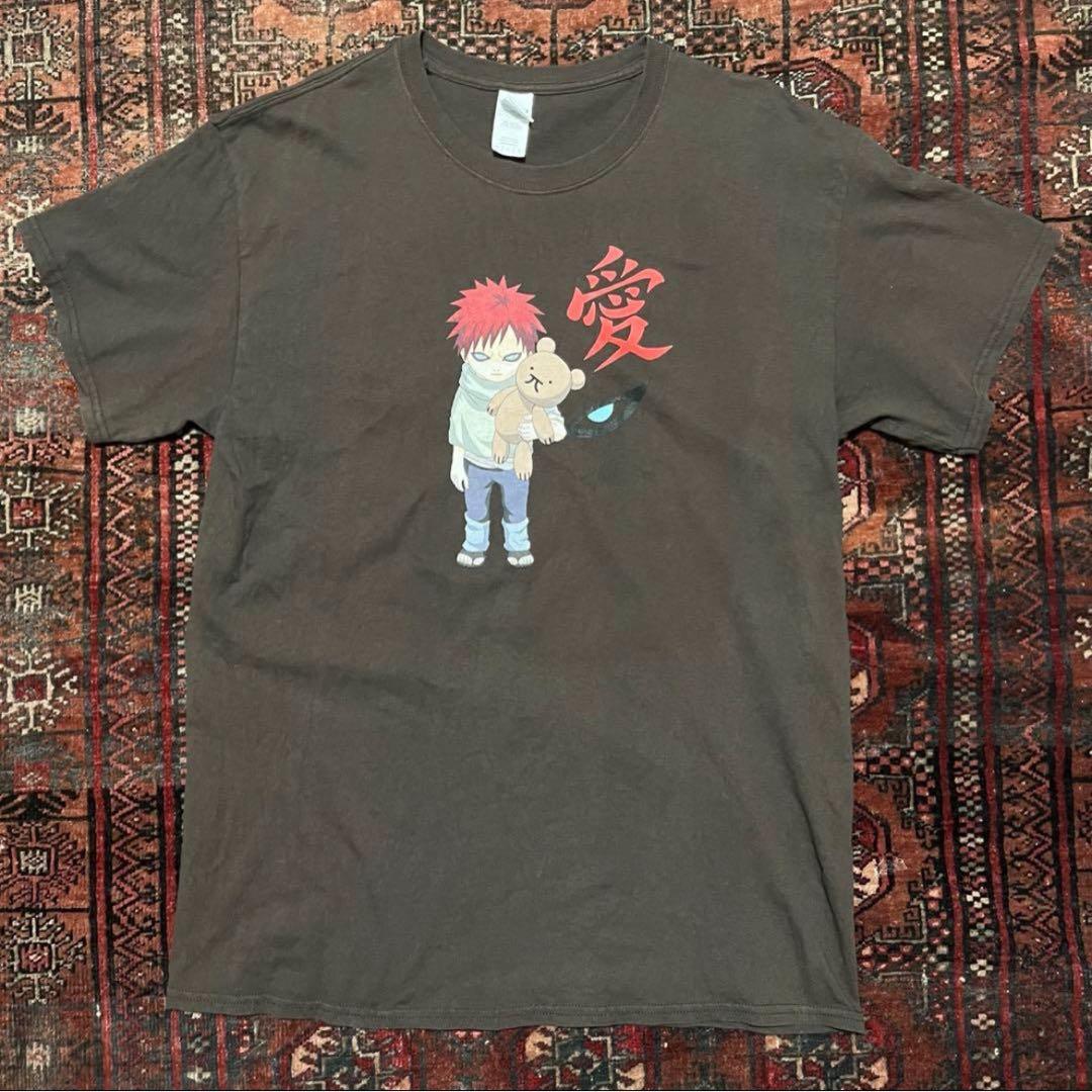 00S NARUTO 我愛羅 幼少期 愛 Tシャツ 半袖 L
