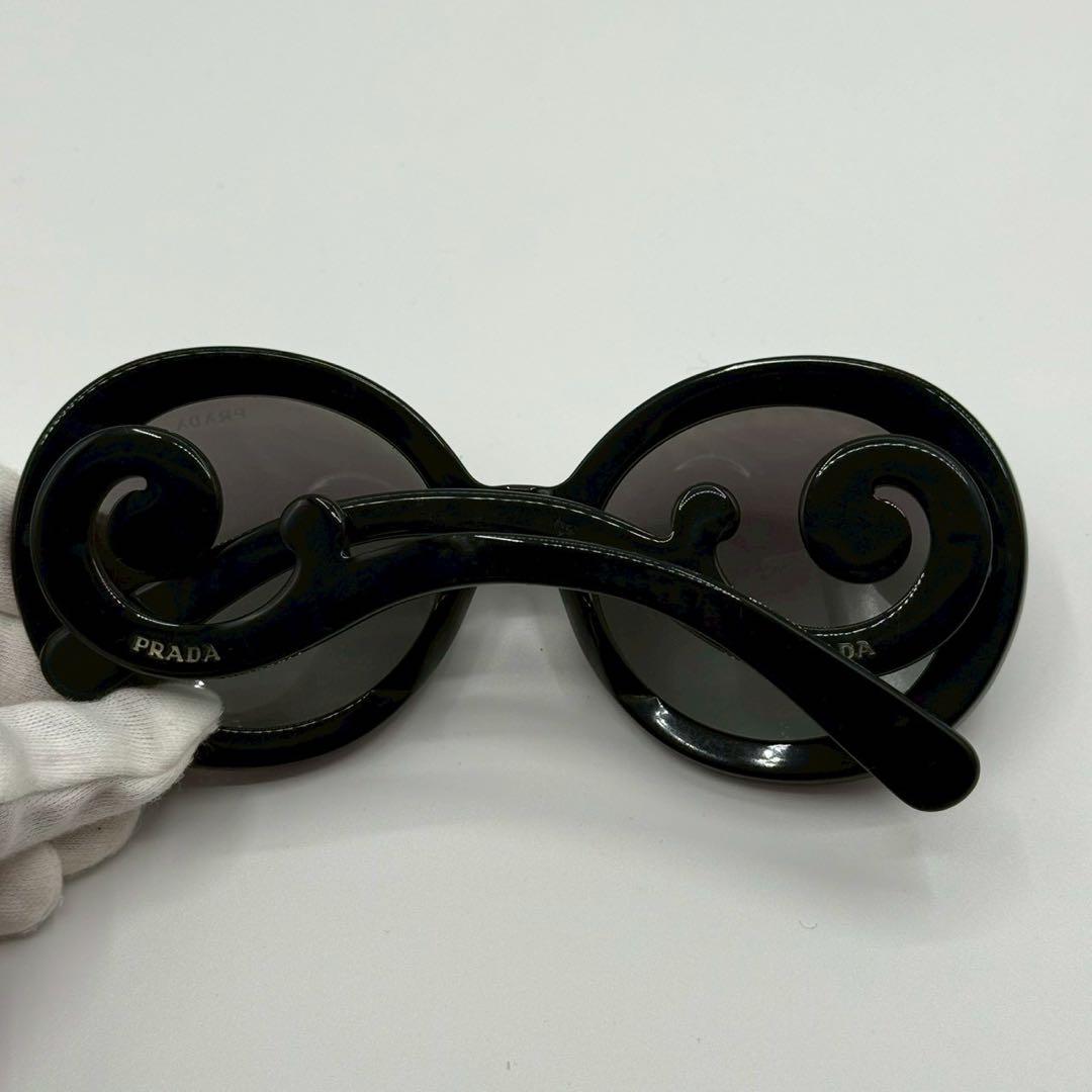 【廃盤品】プラダ バタフライ ミニマルバロック サングラス 黒 カラーレンズ