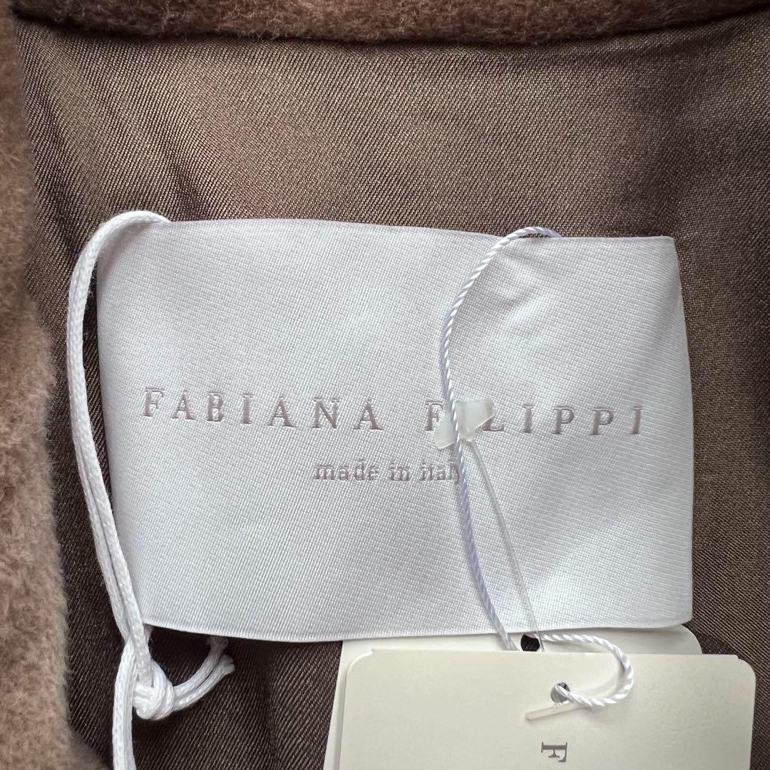 新品タグ付き 近年モデル ファビアナフィリッピ ベルト付き チェスターコート