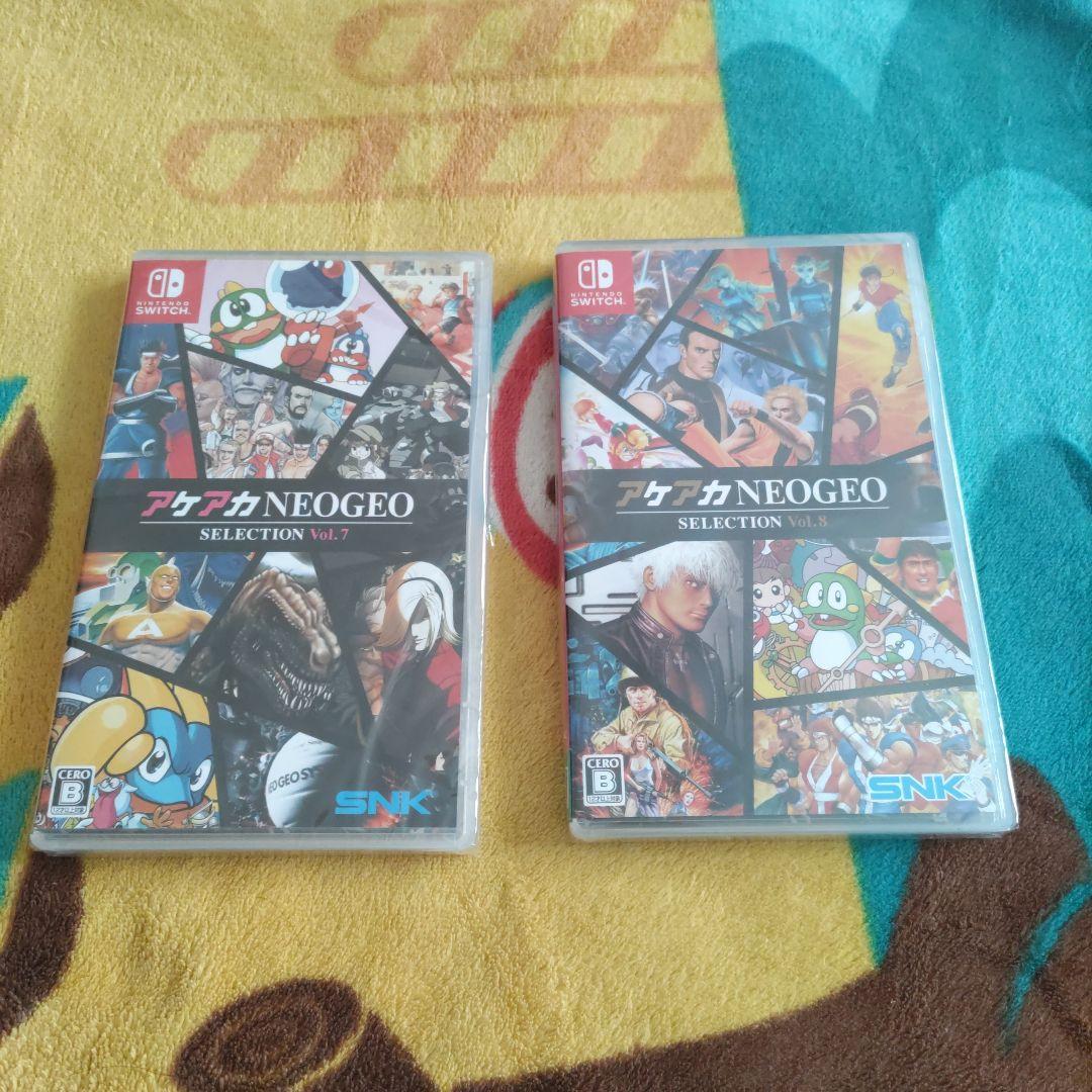 2本セット【未開封】アケアカNEOGEO セレクション　Vol.7　Vol.8