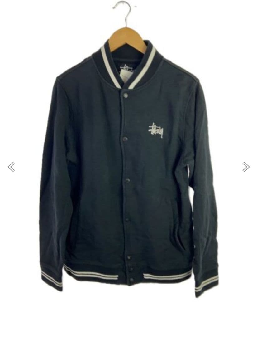 【ステューシー】【希少XLサイズ】【コットンスタジャン】【ジャケット】ブラック