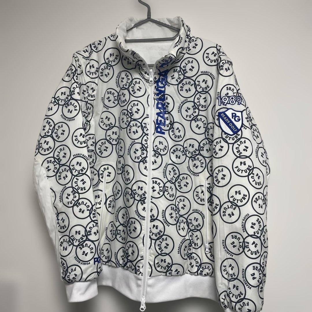 一度のみ着用PG EST 89 ホワイトジャケット2way リバーシブルLサイズ