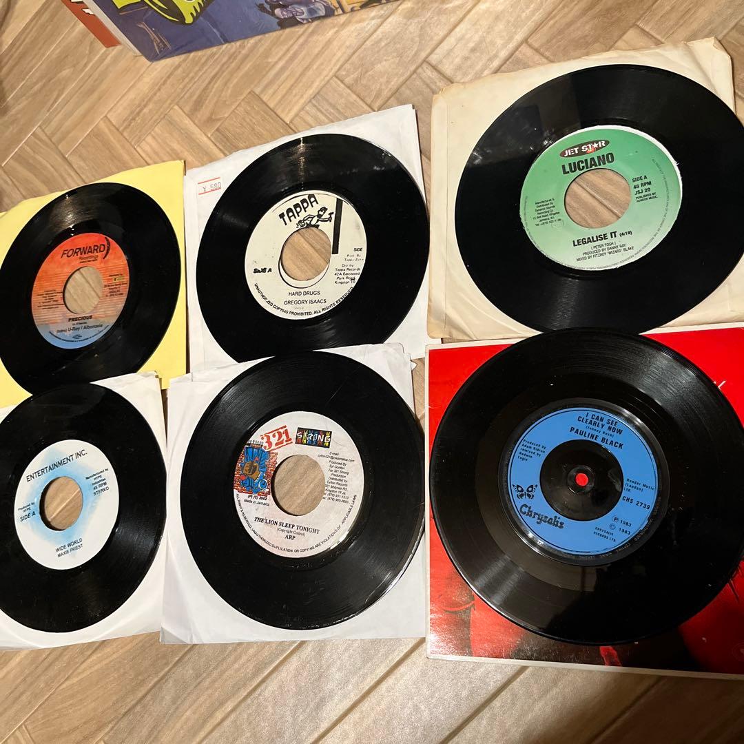 b*e様 レゲエ7インチレコードまとめ売り　70枚　良盤名曲多数！