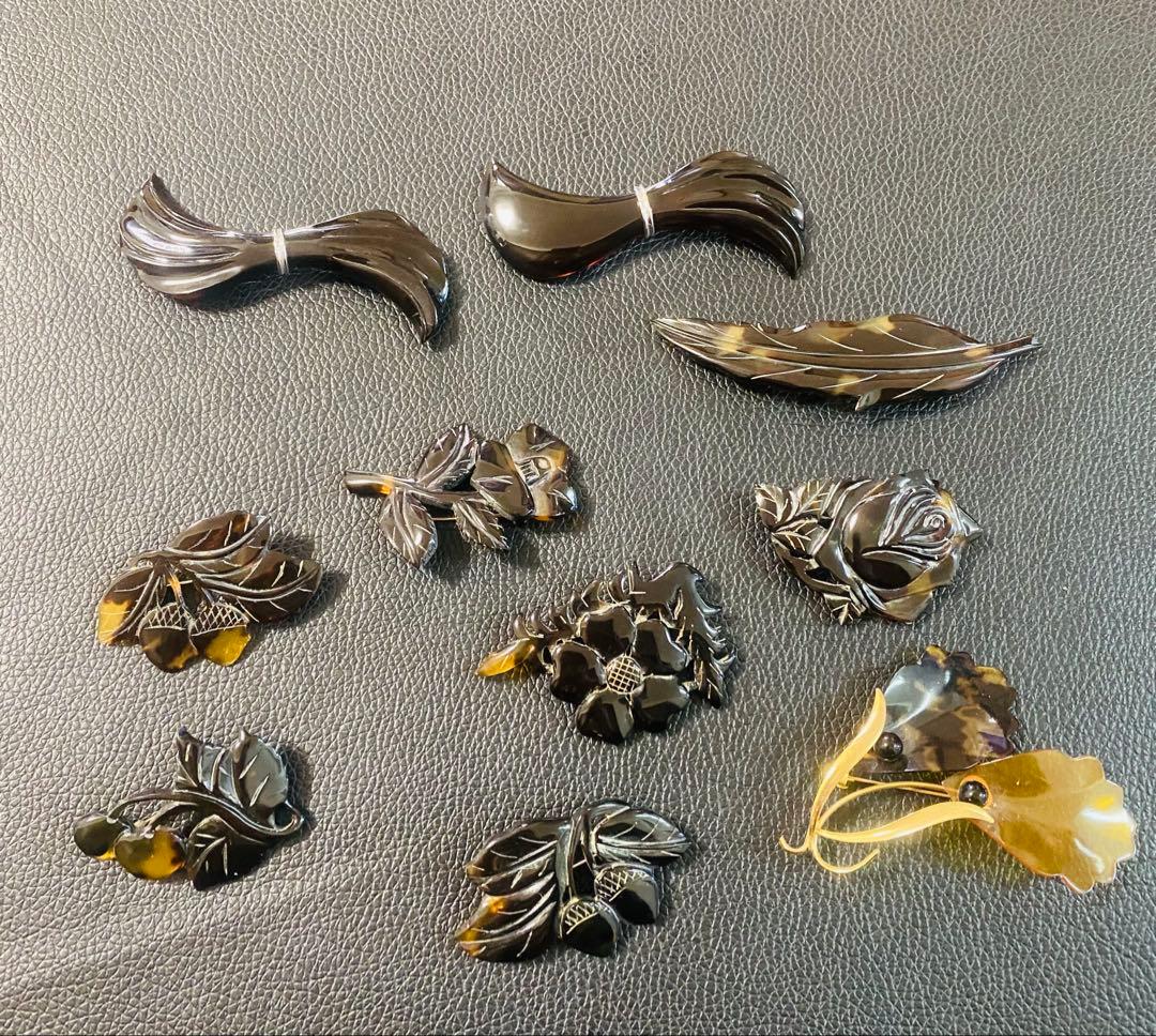 本鼈甲　アクセサリー　まとめ売り　鼈甲　べっ甲