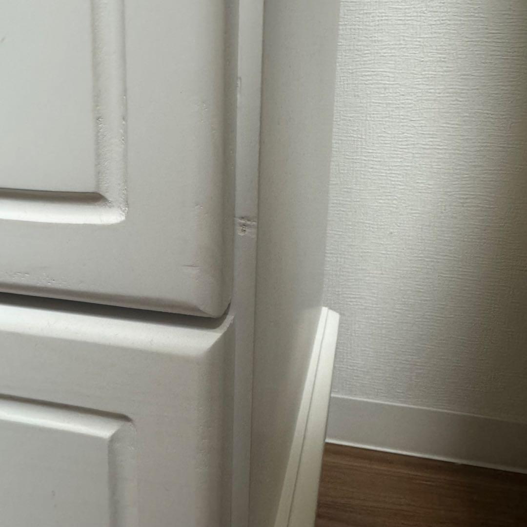 【まこちゃん専用】猫脚　5段チェスト リボンモチーフ 姫系家具