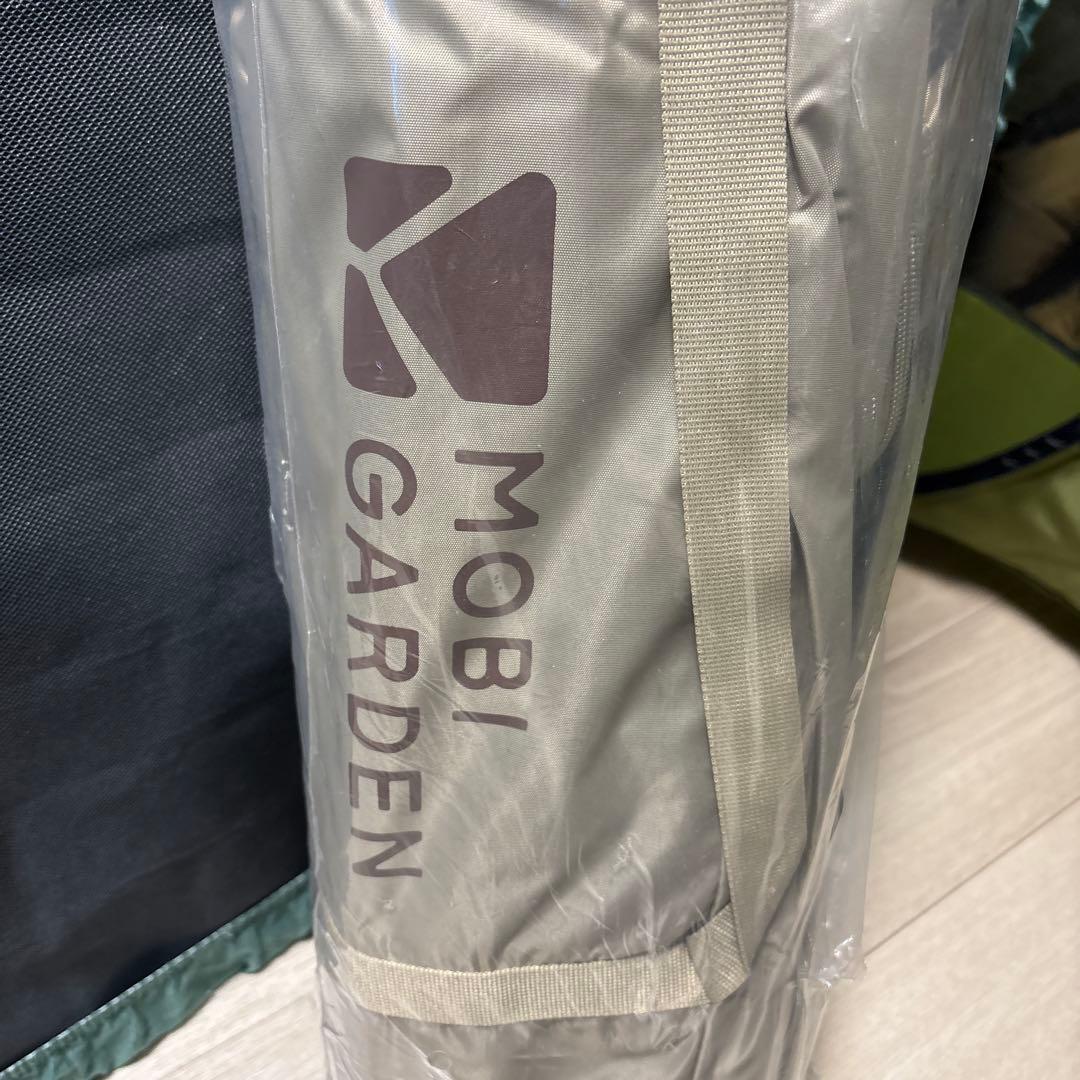 【新品未使用】MOBIGARDEN タープ ブラックコーティング ポール2本付